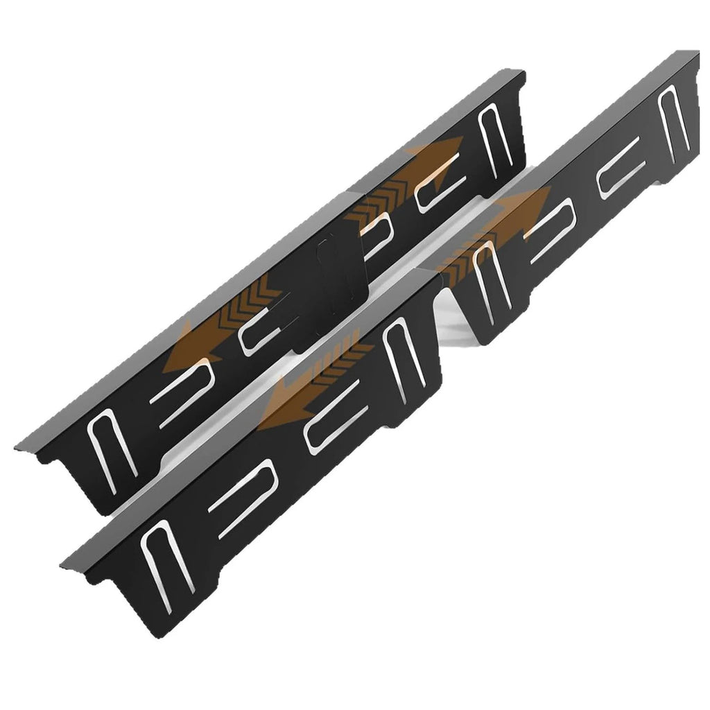2PCS Stainless Steel Stove Gap Covers Adjustable Length Oven Side Gap Fillers Anti Rust Heat Resistant Stove Counter Gap Fillers
